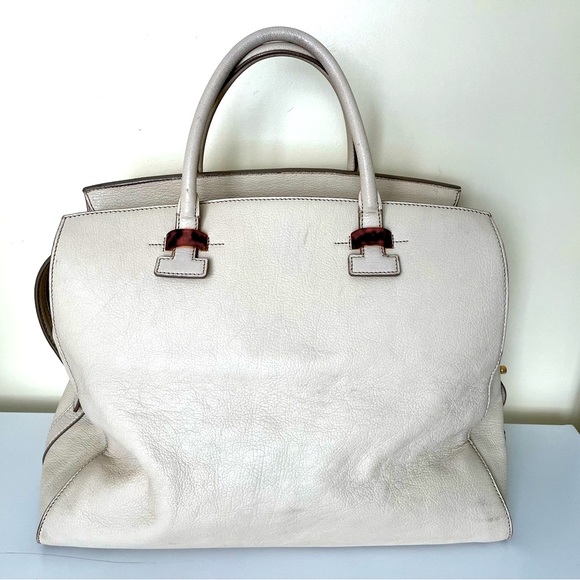 XL Tom Ford Signature Jet Set Gold Tortoise Ivory Luxury Travel Bag - Picture 3 of 16